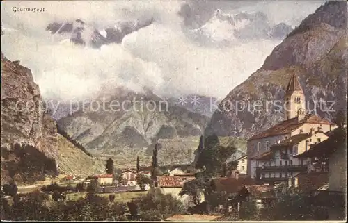 Courmayeur Aosta Panorama Kat. Aosta