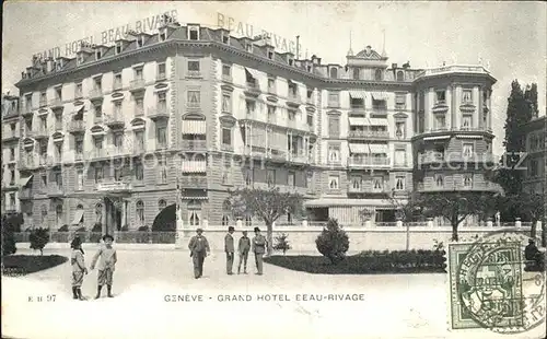 Geneve GE Grand Hotel Eeau Rivage Kat. Geneve