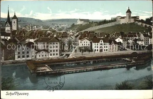 Schaffhausen SH Teilansicht Kat. Schaffhausen