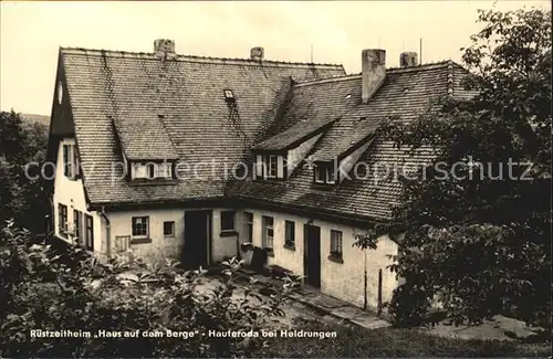 Hauteroda Ruestzeitheim Haus auf dem Berge Kat. Hauteroda