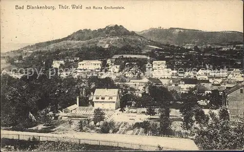 Bad Blankenburg Mit Ruine Greifenstein Kat. Bad Blankenburg