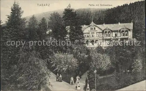 Tabarz Partie mit Schiesshaus Kat. Tabarz Thueringer Wald