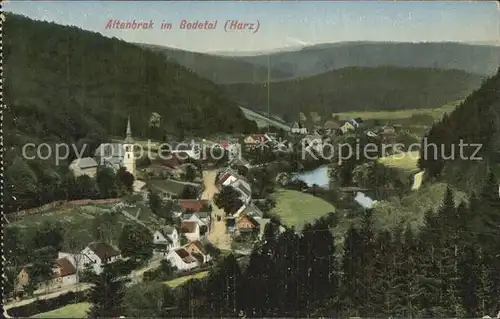 Altenbrak Harz Teilansicht Kat. Altenbrak