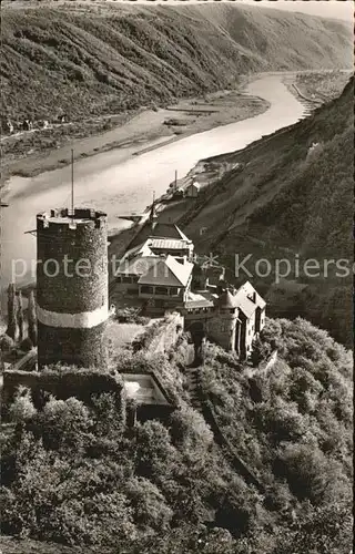 Burgen Mosel Cafe Restaurant Onkel Oskar Fliegeraufnahme Kat. Burgen