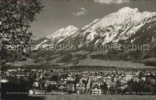 Bad Reichenhall mit Zwiesel und Hochstaufen Kat. Bad Reichenhall