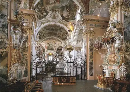 Einsiedeln SZ Klosterkirche innen Kat. Einsiedeln