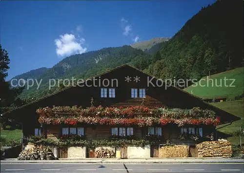 Ebligen am Brienzersee Bauernhaus Kat. Oberried Brienzersee