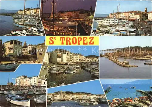 Saint Tropez Var Hafen Fliegeraufnahme Strnad Kat. Saint Tropez