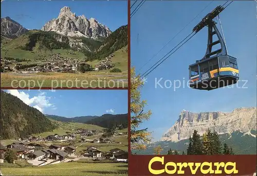 Corvara Pustertal Suedtirol Alta Badia Seilbahn Kat. Pustertal