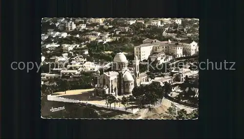 Alger Algerien Notre Dame Afrique Fliegeraufnahme