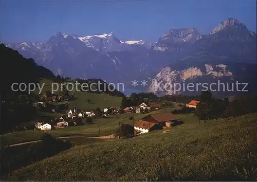 Morschach Vierwaldstaettersee Gitschen Urirotstock Kat. Morschach