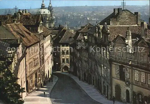 Praha Prahy Prague Nerudagasse in der Altstadt Kat. Praha