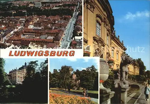 Ludwigsburg Fliegeraufnahme Kat. Ludwigsburg