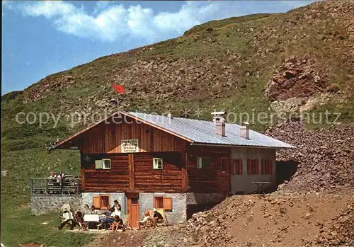 Seiser Alm Jausenstation Arnika Almstueberl Obwexen  Kat. Seis am Schlern Kastelruth Suedtirol