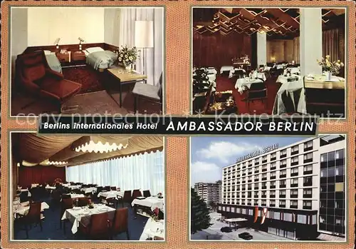 Berlin Hotel Ambassador  Kat. Berlin
