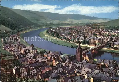 Bernkastel Kues Fliegeraufnahme Moselpartie Kat. Bernkastel Kues