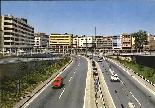 Saarbruecken Stadtautobahn Kat. Saarbruecken