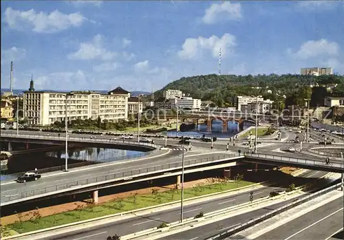 Saarbruecken Stadtautobahn Kat. Saarbruecken