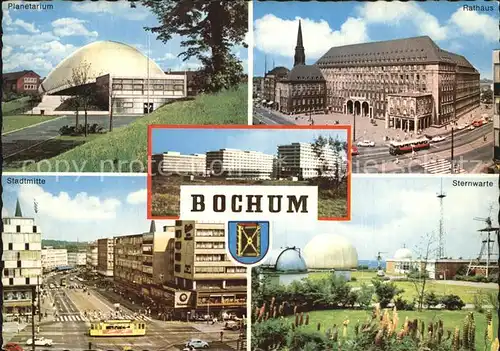 Bochum Planetarium Sternwarte Rathaus Kat. Bochum