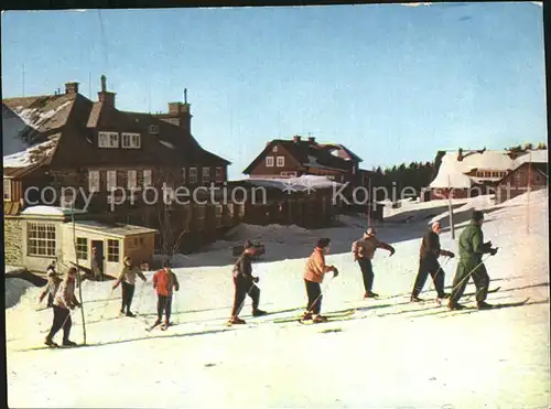 Krkonose Janske Lazne Skigebiet Kat. Polen