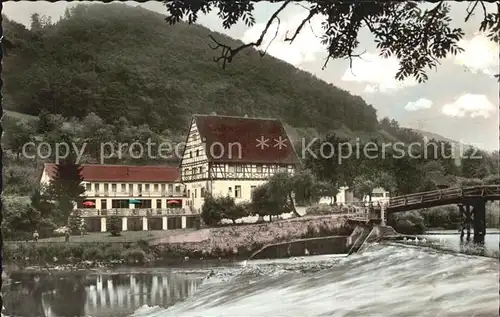 Thiergarten Beuron Gasthaus Neumuehle  Kat. Beuron