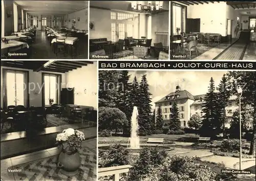 Bad Brambach Joliot Curie Haus  Kat. Bad Brambach