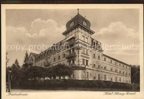 Friedrichroda Hotel Herzog Ernst Kat. Friedrichroda