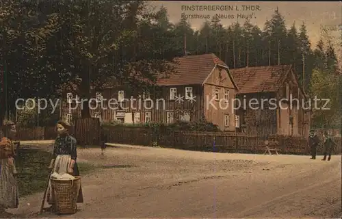 Finsterbergen Forsthaus Neues Haus  Kat. Finsterbergen Thueringer Wald