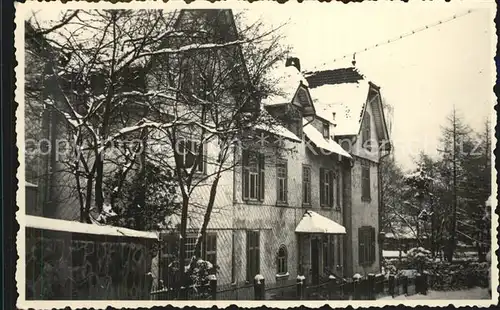 Finsterbergen Haus Weidenfels Kat. Finsterbergen Thueringer Wald