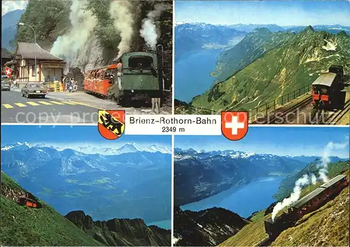 Brienz Rothornbahn Abfahrt Brienzersee  Kat. Eisenbahn