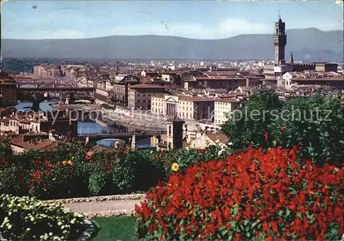Firenze Toscana Panorama Blick ueber die Stadt Kat. Firenze