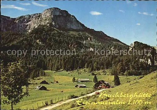 St Gilgen Salzkammergut Buchberghuette Eisenaueralm Alpenpanorama Kat. St Gilgen Wolfgangsee