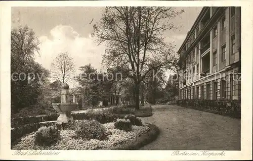 Bad Liebenstein Partie im Kurpark Kat. Bad Liebenstein