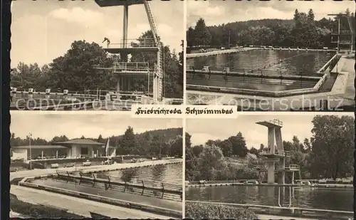 Friedrichroda Schwimmbad Kat. Friedrichroda