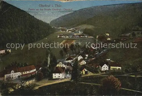 Ohrdruf Strasse Ohrdruf Oberhof Kat. Ohrdruf