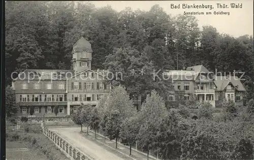 Bad Blankenburg Sanatorium am Goldberg Kat. Bad Blankenburg