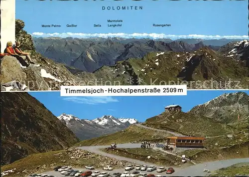 Timmelsjoch Hochalpenstrasse Dolomiten  Kat. Oesterreich