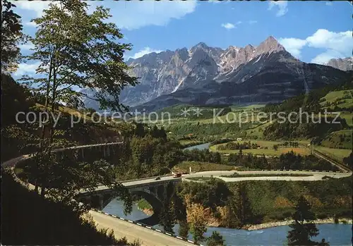 Bischofshofen Werfen Salzachtal Bundesstrasse Reitsam Tennengebirge Kat. Bischofshofen