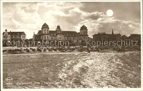 Binz Ruegen Ostseebad Hotels Strand Kat. Binz