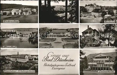 Bad Duerrheim Kindersolbad Hirschhalde Kurgarten  Kat. Bad Duerrheim