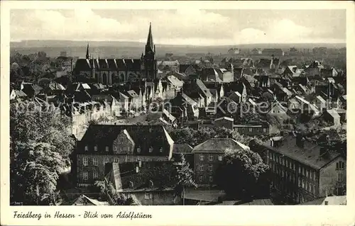 Friedberg Hessen Adolfsturm Kat. Friedberg (Hessen)