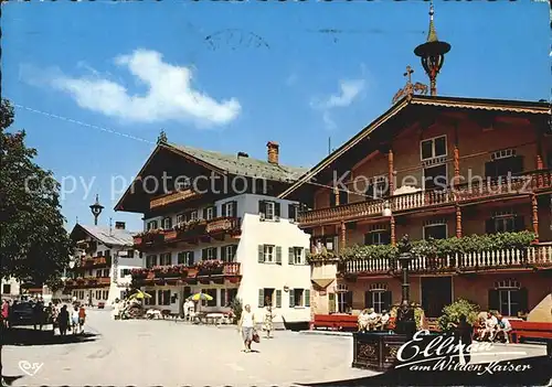 Ellmau Tirol Bergdorf Wilder Kaiser Kat. Ellmau