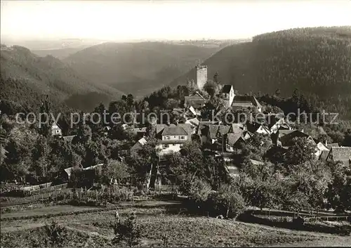 Zavelstein Panorama Kat. Bad Teinach Zavelstein