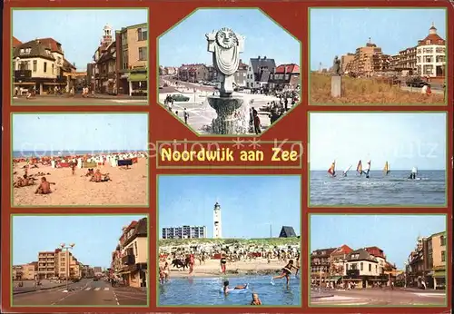 Noordwijk aan Zee  Strand Ortsansichten Kat. Noordwijk