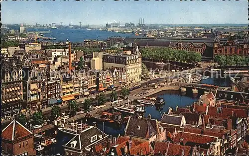 Amsterdam Niederlande Damrak Luftaufnahme Kat. Amsterdam