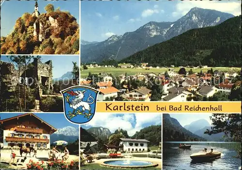 Bad Reichenhall Karlstein Sankt Pankraz Ruine Bergbauernhof Kat. Bad Reichenhall