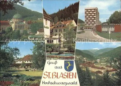 Blasien St Kloster Stadtansichten Kat. St. Blasien