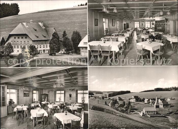 AK / Ansichtskarte Neukirch Furtwangen Ortsansicht Gasthaus Roessle