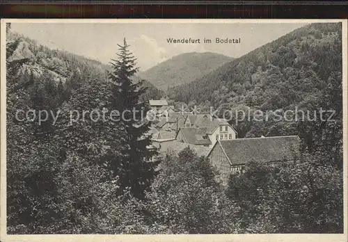 Wendefurth Bodetal Kat. Altenbrak