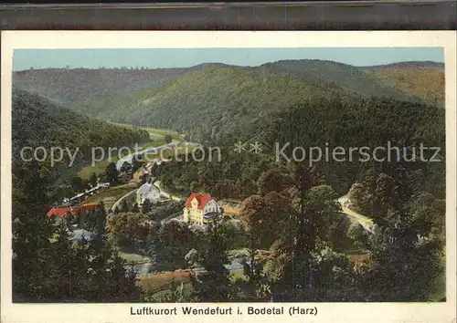 Wendefurth Panorama Kat. Altenbrak